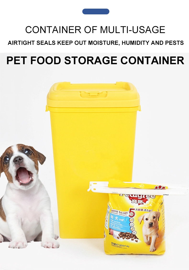 53L Large Pet Food Container Dog Cat Animal Plastic Storage Bin 25kg Dry Feed