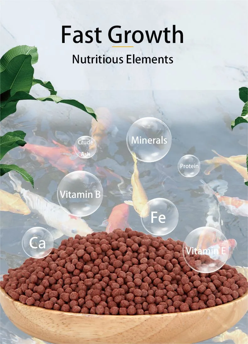 China Factory Price Betta Arowana Compound Tropical Fish Parrot Fish Betta Fish Food Special Food Color Increase Koi Pond Fish Feed