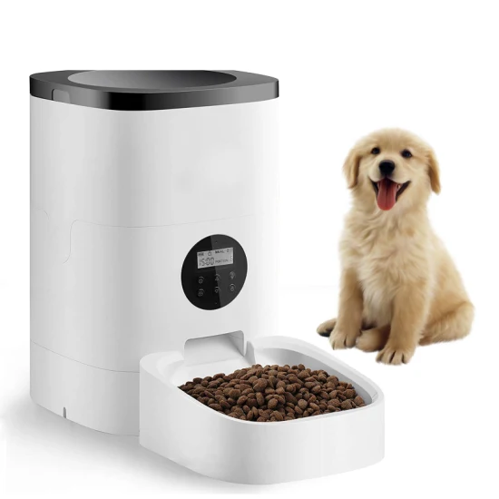 Smart Durable Finger Pressure Automatic Pet Feeder Dog Cat Food Dispenser Station Bowl Timer Dish Feed